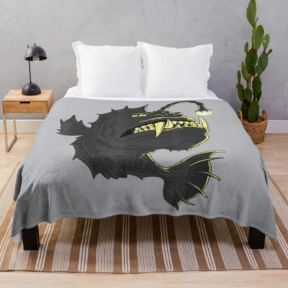 Angler Fish Deep Sea Fish Throw Blanket Custom Blanket Blankets Sofas Of Decoration 
Angler Fish Deep Sea Fish Throw Blanket Custom Blanket Blankets Sofas Of Decoration