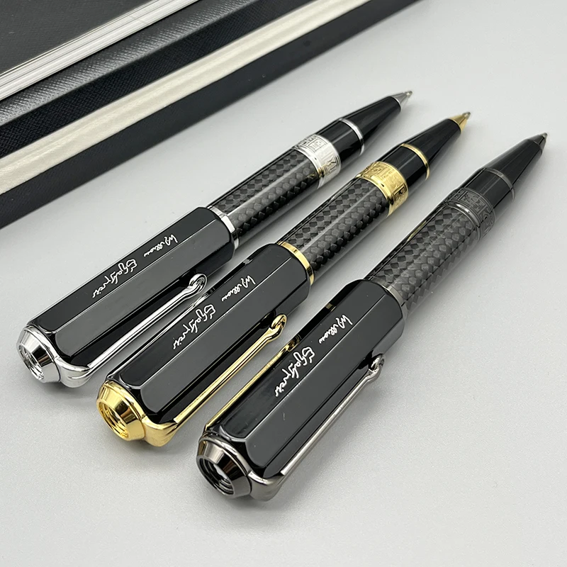 

LAN-MB 1:1 Detail Ballpoint Pen Luxury Writer Edition William Shakespeare MB Carbon Fibre With Serial Number 6836/9000