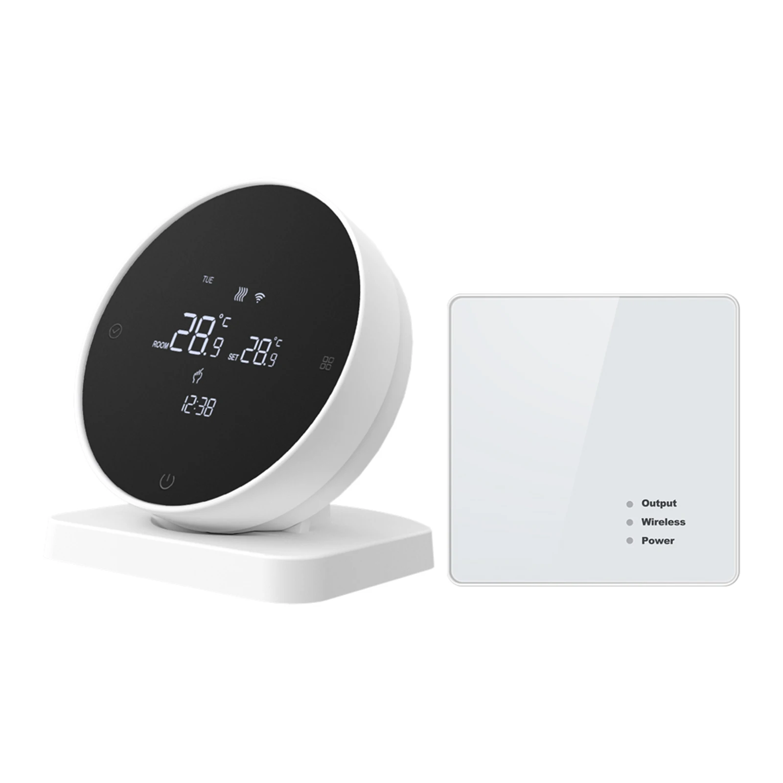 Convenient WiFi Thermostat for For gas Boiler Heating Remote Control through Mobile App Voice Control Supported Programmable
Convenient WiFi Thermostat for For gas Boiler Heating Remote Control through Mobile App Voice Control Supported Programmable