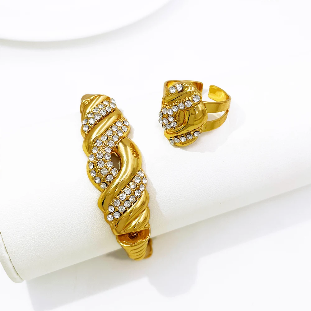 4 Pcs Wedding Jewelry Set Fine Zircon Necklace Bracelet Earring Ring For African Dubai Gold Plated Jewellery Accessories 4 Mallzona S772bbda86dc043c484a133869227e75d2 4 Pcs Wedding Jewelry Set Fine Zircon Necklace Bracelet Earring Ring For African Dubai Gold Plated Jewellery Accessories Mallzona