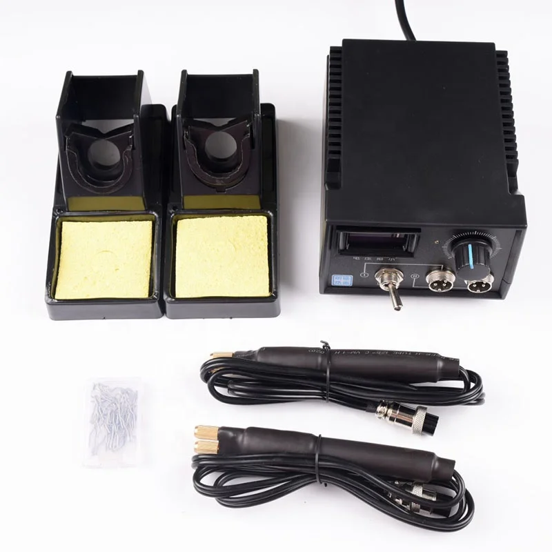 High Performance Adjustable Temperature Welding Tool Solder Rework Electric Soldering Iron Station
High Performance Adjustable Temperature Welding Tool Solder Rework Electric Soldering Iron Station