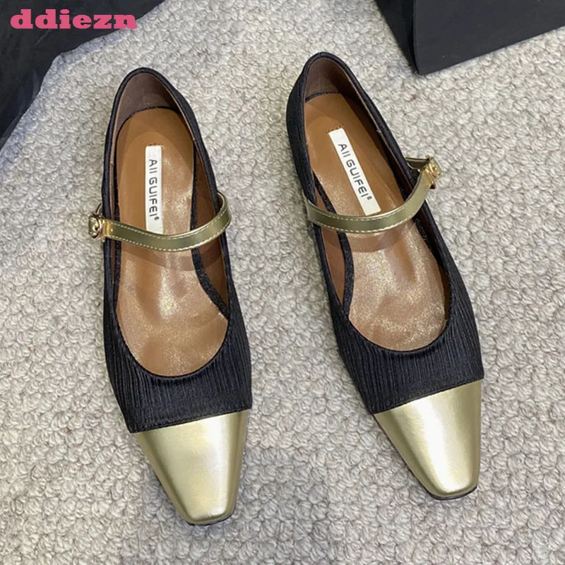 Туфли-лодочки женские с острым носком, туфли-лодочки, каблук Мэри Джейн, повседневная обувь для вечеринки, сланцы, лето 2023