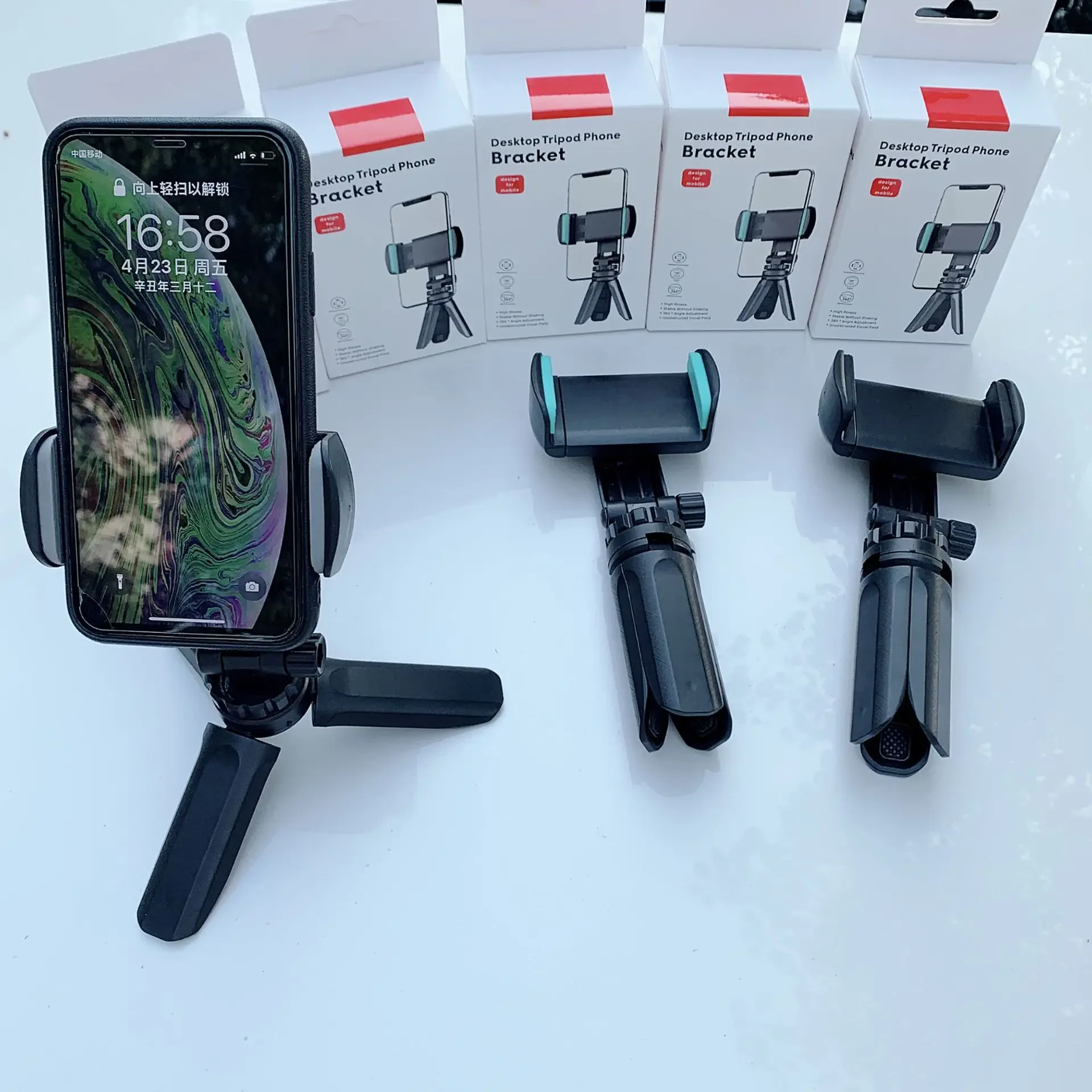 Portable Tripod Mini Desktop Tripod Suitable For IPhone Samsung Multi-angle Adjustment Smartphone Live Camera Stabilizer Bracket Portable Tripod Mini Desktop Tripod Suitable For IPhone Samsung Multi-angle Adjustment Smartphone Live Camera Stabilizer Bracket