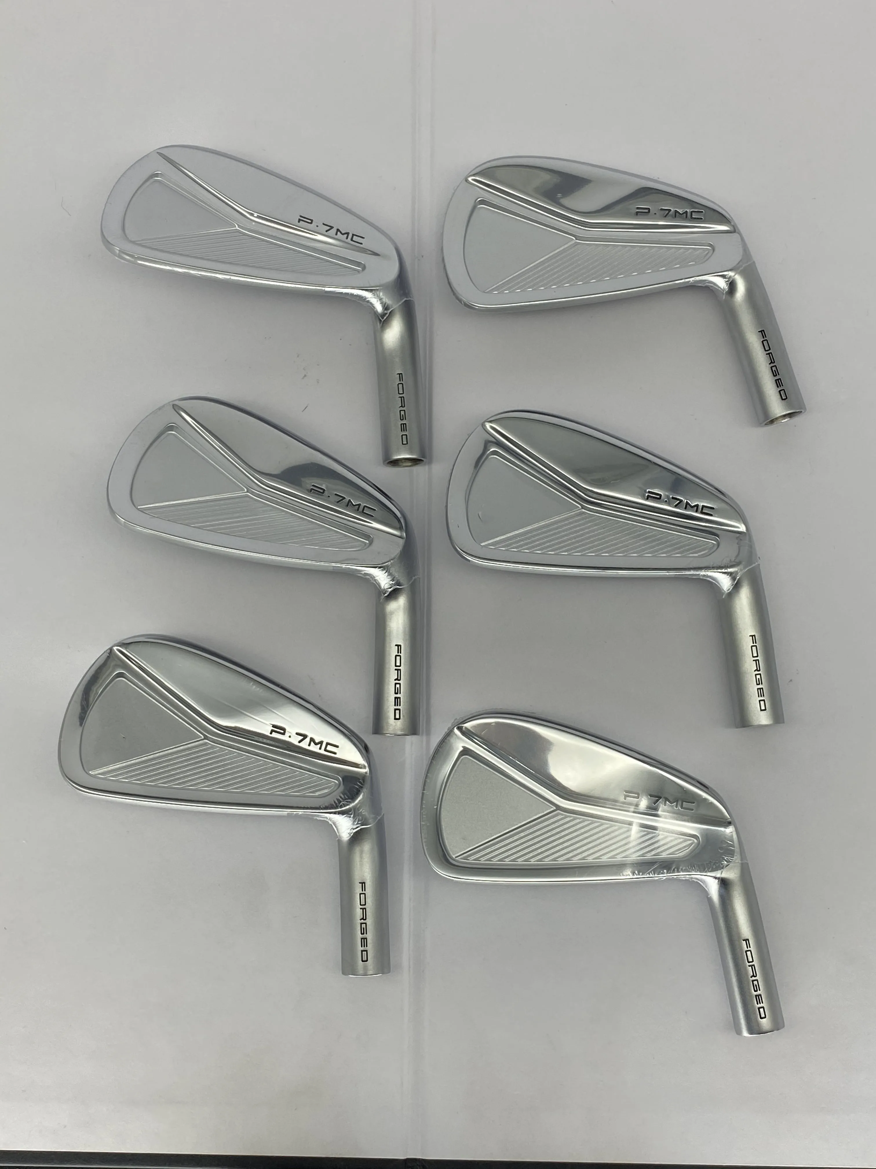 

7pcs P7MC New Men's Golf Tour Silver Clubs P7MC Golf Irons 7MC Iron Set 4-9 P golf, Fully Forged Steel/Graphite Spindle Cover