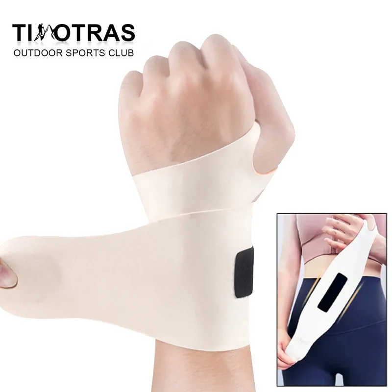 

1Pcs Adjustable Thin Compression Wrist Guard Sprain Wrist Brace Tendon Sheath Pain For Men Women Wrist Exercise Safety Support