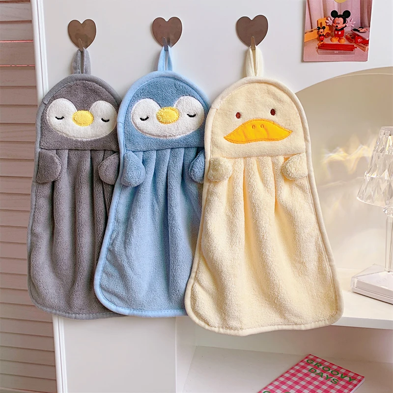 1Pc Cartoon Penguin Hangable Hand Towels Coral Fleece Anime Hanging Towel Absorbent Towels Children Hand Towels Cute Towels
1Pc Cartoon Penguin Hangable Hand Towels Coral Fleece Anime Hanging Towel Absorbent Towels Children Hand Towels Cute Towels