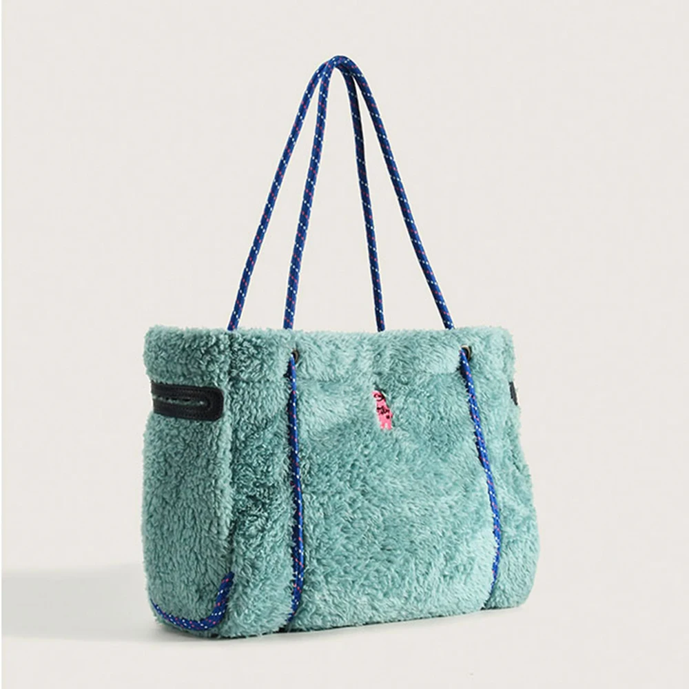 Luxury Soft Plush Tote Rope Handle Women Shoulder Bag Large Faux Fur Handbag Winter Warm Fluffy Shopper Bags for Women 2021 New
Luxury Soft Plush Tote Rope Handle Women Shoulder Bag Large Faux Fur Handbag Winter Warm Fluffy Shopper Bags for Women 2021 New