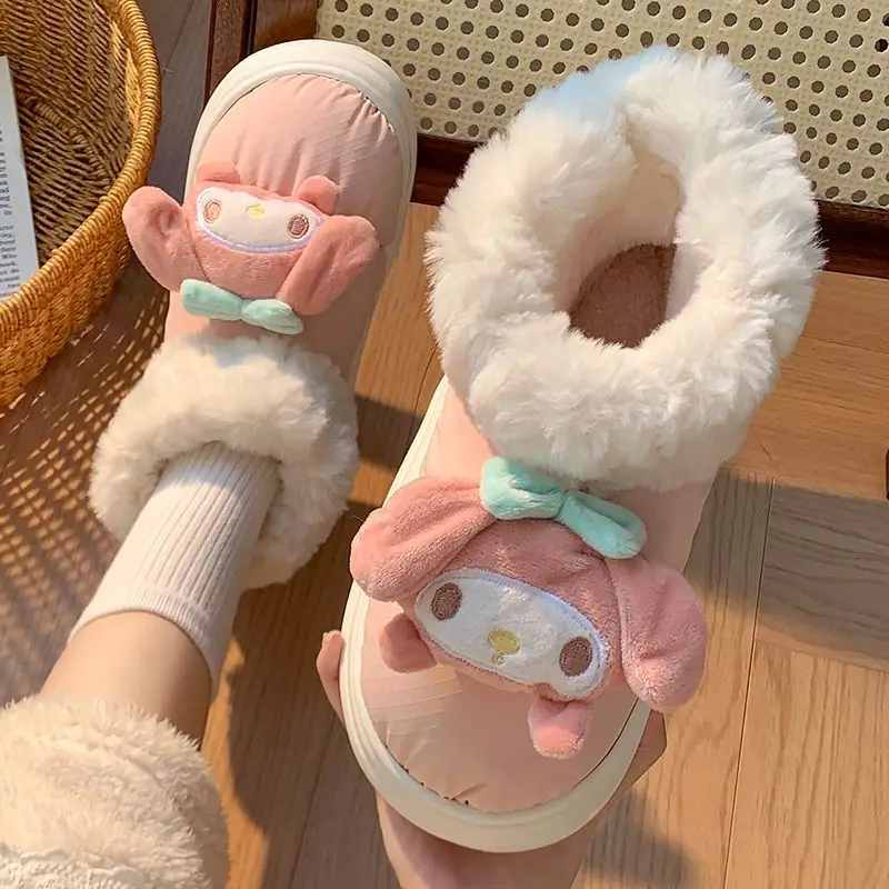 New Kawaii Sanrio Mymelody Cinnamoroll Pompompurin Cotton-Padded Shoes Cartoon Lovable Winter Cotton Boots Anime Toys For Girls
New Kawaii Sanrio Mymelody Cinnamoroll Pompompurin Cotton-Padded Shoes Cartoon Lovable Winter Cotton Boots Anime Toys For Girls