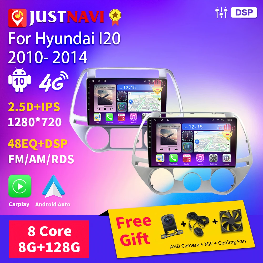 JUSTNAVI Android 10 Car Radio Multimedia Player For Hyundai I20 2010- 2014 Android Auto CarPlay GPS Navigation 4G No DVD Player
JUSTNAVI Android 10 Car Radio Multimedia Player For Hyundai I20 2010- 2014 Android Auto CarPlay GPS Navigation 4G No DVD Player