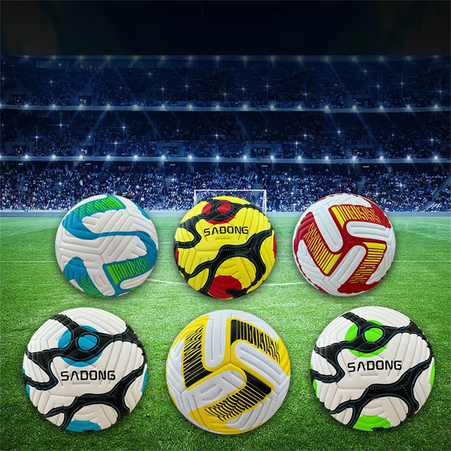 

Pu Leather Football No.5 High School Training Match Special Ball Multi Color English Premier League Champions League Football