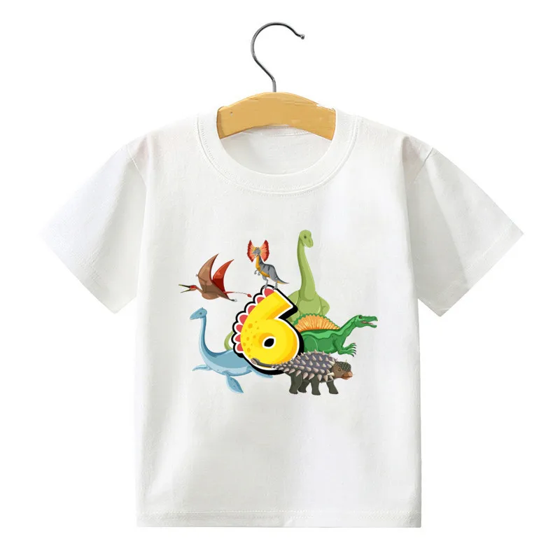 T Shirt Boys T Shirts Happy Birthday 2 3 4 5 6Years Kids Tshirt Cartoon Dinosaur T-shirts Tops for Girls Shirts Children Clothes
T Shirt Boys T Shirts Happy Birthday 2 3 4 5 6Years Kids Tshirt Cartoon Dinosaur T-shirts Tops for Girls Shirts Children Clothes