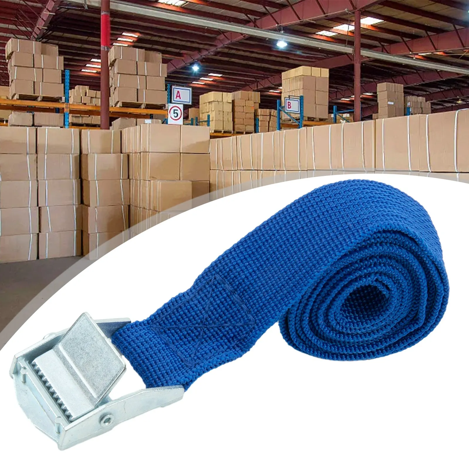 Multicolored Lashing Strap 1M Lashing Strap W/ Buckle Nylon Quick Release Fr Cargo Tie Down Luggage Bag 250 LBS Working Load
Multicolored Lashing Strap 1M Lashing Strap W/ Buckle Nylon Quick Release Fr Cargo Tie Down Luggage Bag 250 LBS Working Load