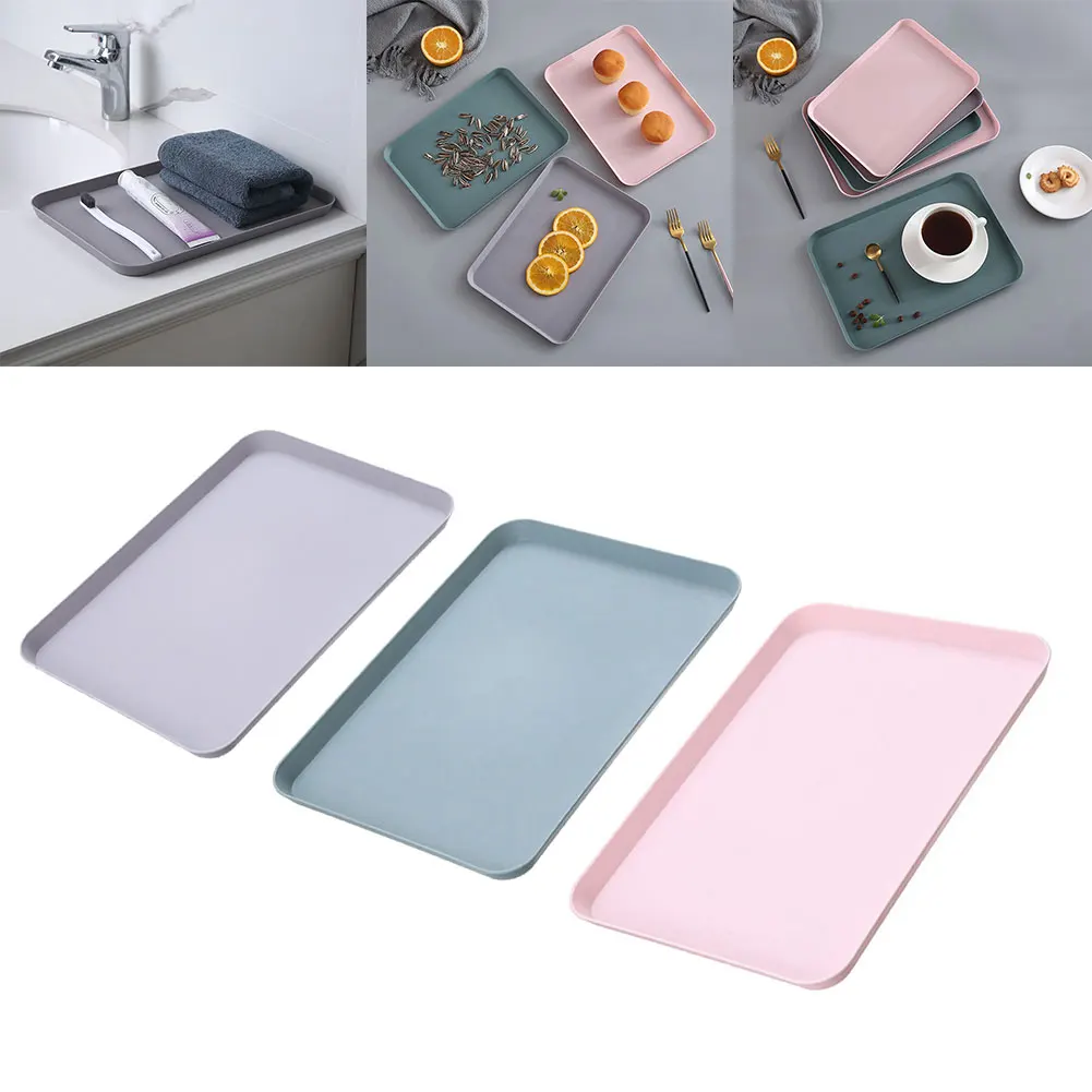 1 Pc Fast Food Plate Drinks Tray Small ABS Snack Lap Serving Trays Rectangle 21*29.5cm For Dining Room Bathroom Storage Supplies
1 Pc Fast Food Plate Drinks Tray Small ABS Snack Lap Serving Trays Rectangle 21*29.5cm For Dining Room Bathroom Storage Supplies
