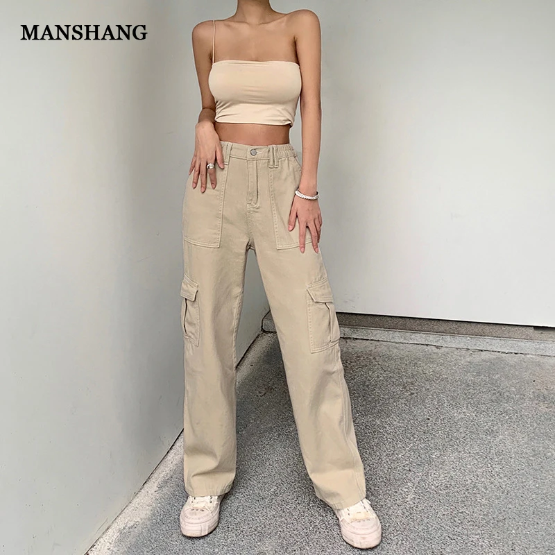 Spring/summer 2023 women's Straight Leg jeans cargo denim pants for women loose fashion Trousers high waist casual pocket pants
Spring/summer 2023 women's Straight Leg jeans cargo denim pants for women loose fashion Trousers high waist casual pocket pants