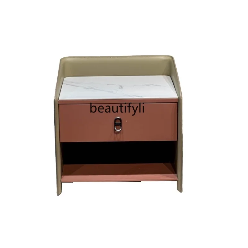 Italian Light Luxury Stone Plate Bedside Table Modern Simple Home Bedroom Bedside Storage Cabinet
Italian Light Luxury Stone Plate Bedside Table Modern Simple Home Bedroom Bedside Storage Cabinet