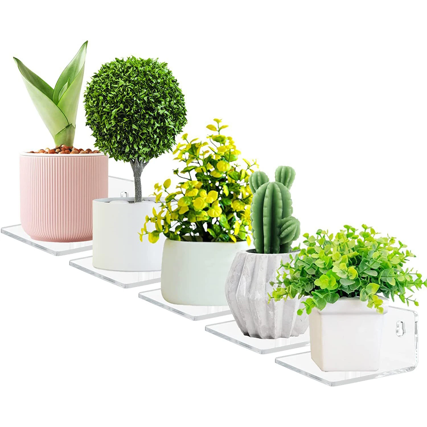 3/5/7pcs Wall-Mounted Acrylic Plant Pot Storage Rack Meaty Bracket Acrylic Wall Stand Speaker Bedroom Living Room Router Shelf
3/5/7pcs Wall-Mounted Acrylic Plant Pot Storage Rack Meaty Bracket Acrylic Wall Stand Speaker Bedroom Living Room Router Shelf