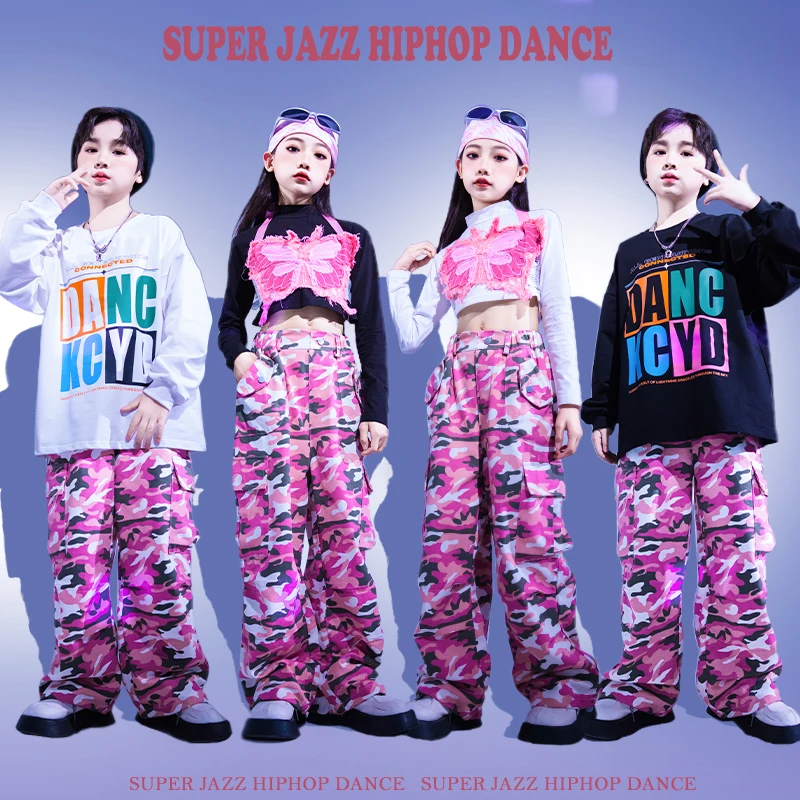 Kids Hip Hop Street Dance Clothing Crop Tank Tops Sweatshirt Casual Camouflage Cargo Pants for Girl Jazz Dance Costumes Clothes
Kids Hip Hop Street Dance Clothing Crop Tank Tops Sweatshirt Casual Camouflage Cargo Pants for Girl Jazz Dance Costumes Clothes