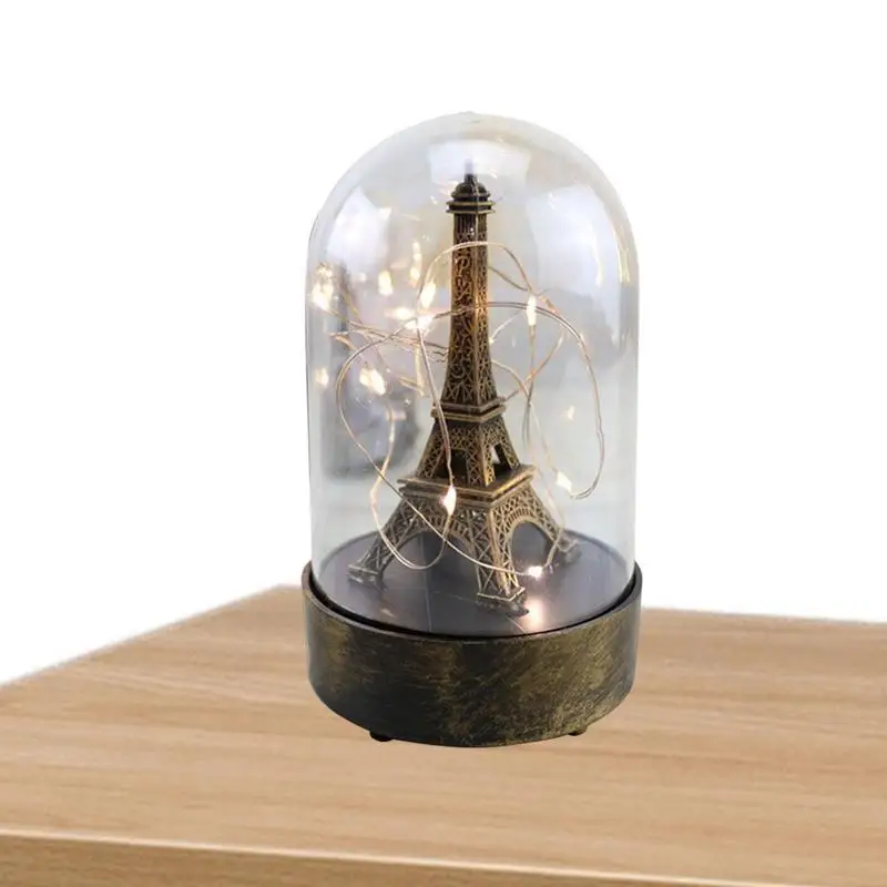 

Valentine's Day Gift Paris Tower Light Romantic Display Lamp Students Room Decor Bar Cabinet Decoration Lighting Crafts Props