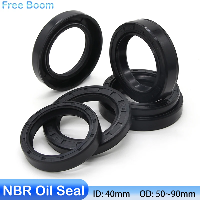 1/3pcs ID 40mm OD 50~90mm Black NBR Framework Oil Seal TC Nitrile Rubber Cover Double Lip Gasket With Spring Accessories Tool
1/3pcs ID 40mm OD 50~90mm Black NBR Framework Oil Seal TC Nitrile Rubber Cover Double Lip Gasket With Spring Accessories Tool