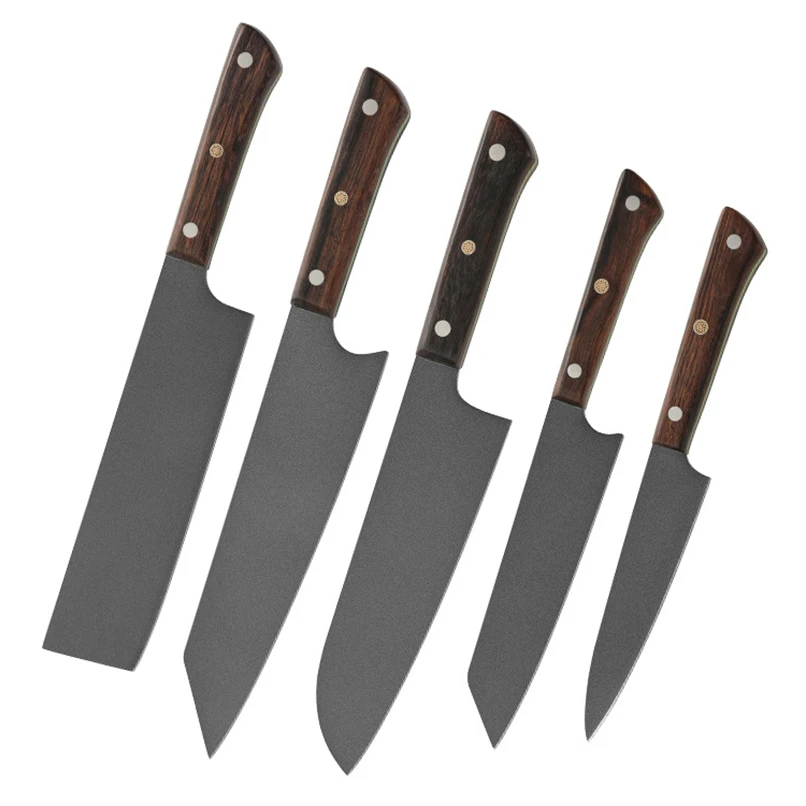 

Chefs Cleaver Knife Slicing Santoku Kiritsuke Utility Paring Kitchen Knives Wood Handle Handmade Cutlery Messer Cooking Tools