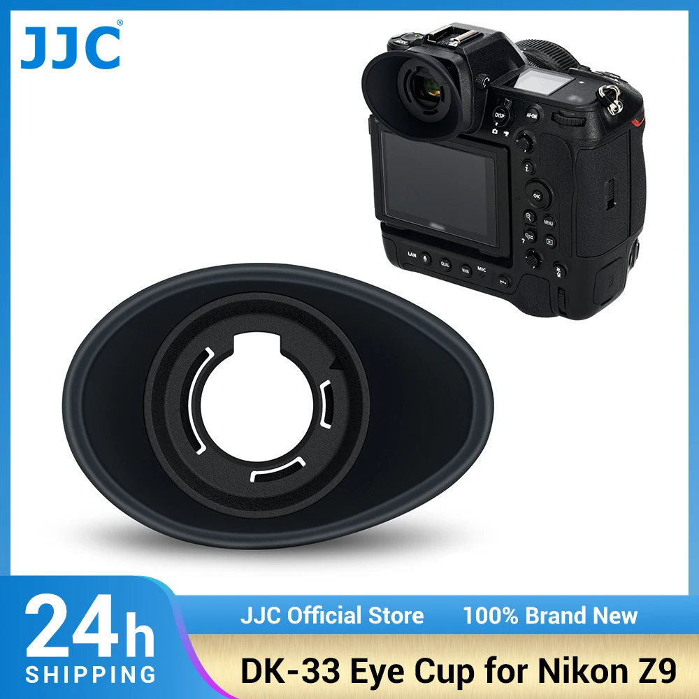 

JJC Camera Eyecup for Nikon Zf Z9 Z8 Camera Accessory Upgraded Version Extension Eye Cup Soft Silicone Eyepiece Viewfinder DK-33