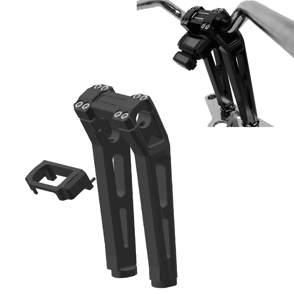 10" Pullback Riser 1" Handlebar W/Gauge Relocation Bracket For Harley Softail Dyna Road King
10" Pullback Riser 1" Handlebar W/Gauge Relocation Bracket For Harley Softail Dyna Road King