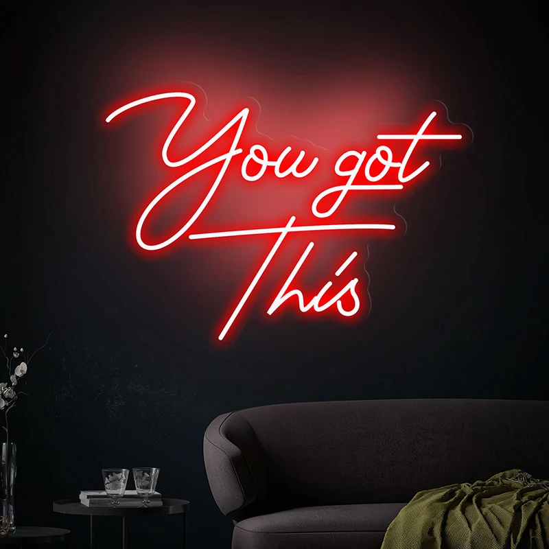 You Got This Neon Sign Bedroom Home Wall Art Decor Custom Neon Lights Handmade Neon Bar Decoration Led Lights Personalized Gifts
You Got This Neon Sign Bedroom Home Wall Art Decor Custom Neon Lights Handmade Neon Bar Decoration Led Lights Personalized Gifts