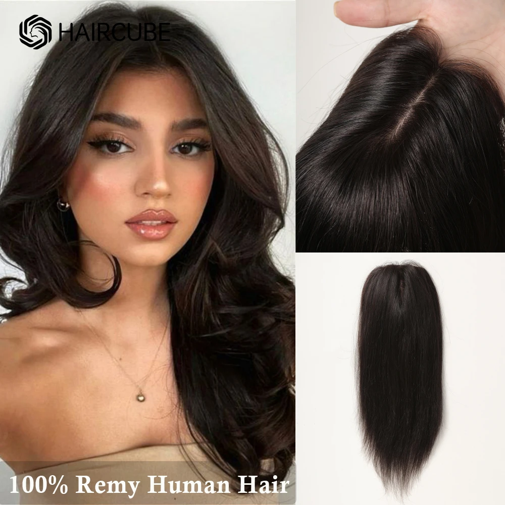 

100% натуральные человеческие волосы Remy, топперы для женщин, натуральные короткие прямые черные коричневые человеческие волосы, тонкие волосы, шелковая основа, зажимы в верхней части