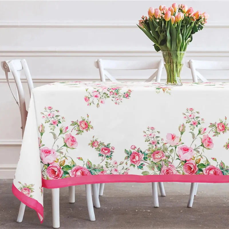 Summer Pink Flowers Print Rectangle Tablecloth Wedding Decorations Spring Waterproof Fabric Cover for Kitchen Table Decor
Summer Pink Flowers Print Rectangle Tablecloth Wedding Decorations Spring Waterproof Fabric Cover for Kitchen Table Decor