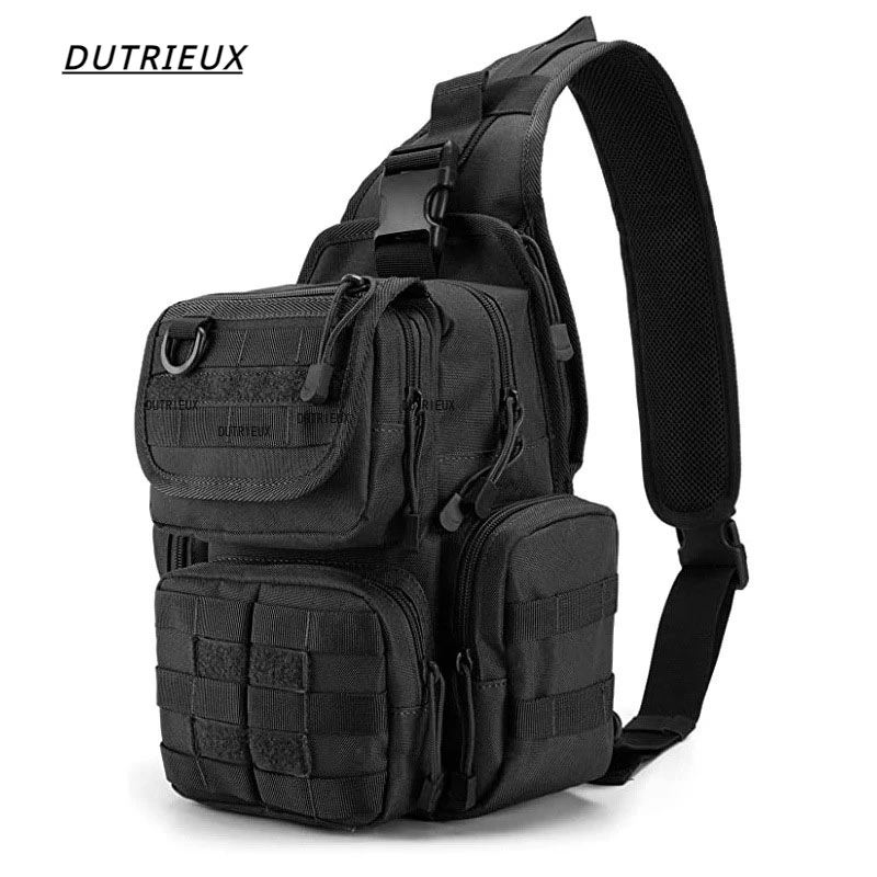 

Tactical Chest Sling Bag Men's Riding Bags Hunting Gun Holster Backpacks Climbing Molle Fishing Pouch Archer Shoulder Backpack