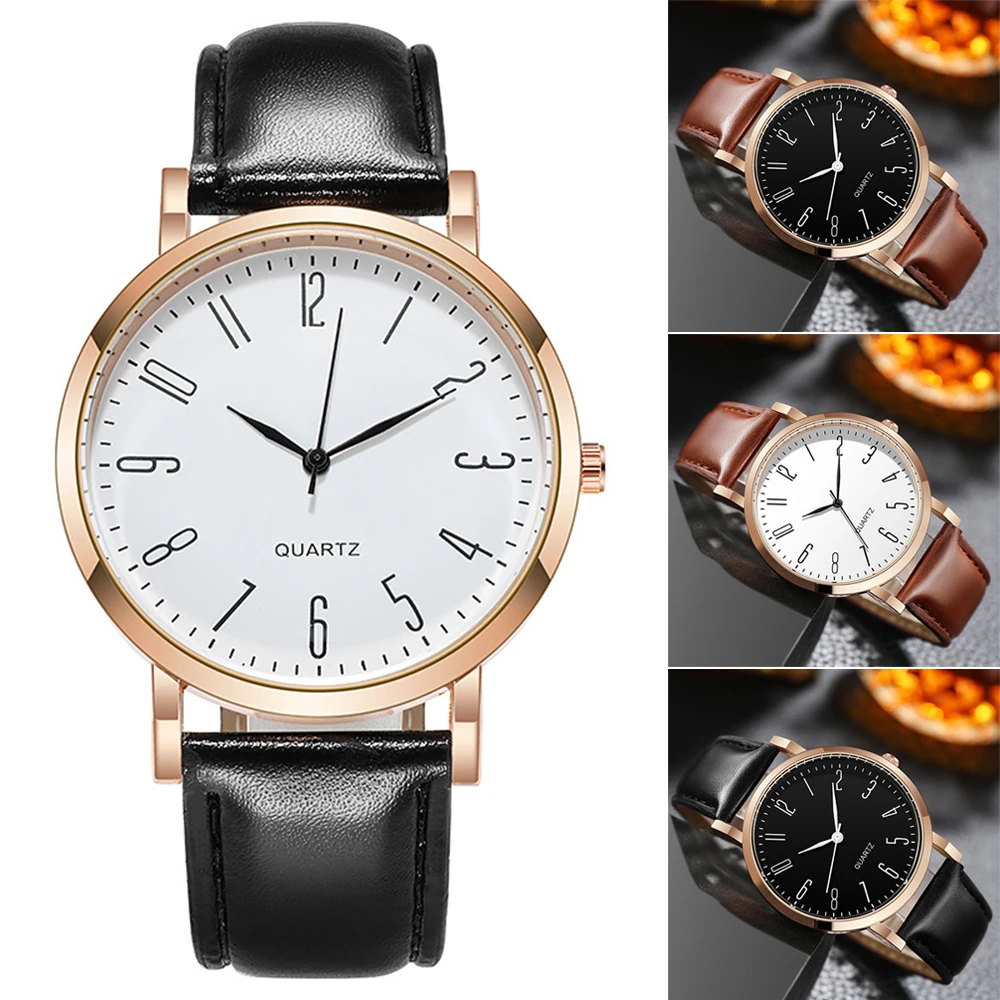 Men's Watches with Two-Color Strap Design Luxury Business Watches for Men for Most Occasions Leather Strap Men's Watch d88
Men's Watches with Two-Color Strap Design Luxury Business Watches for Men for Most Occasions Leather Strap Men's Watch d88