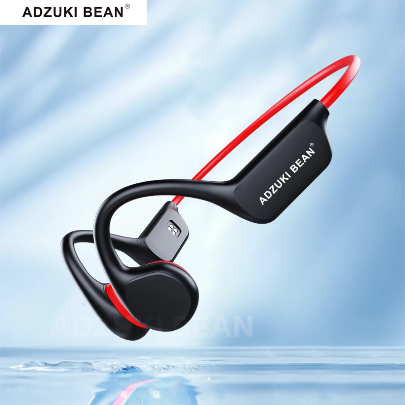 

Adzuki bean Bone Conduction Headphones X7 Bluetooth 5.3 Earphone for Running Sports IPX4 Waterproof HiFi Headsets for Smartphone