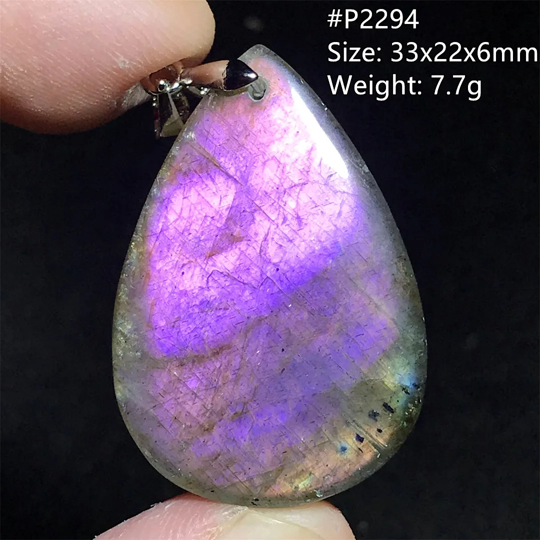 

Top Natural Labradorite Pendant For Women Lady Men Healing Luck Gift Crystal Silver Moonstone Oval Beads Stone Jewelry AAAAA