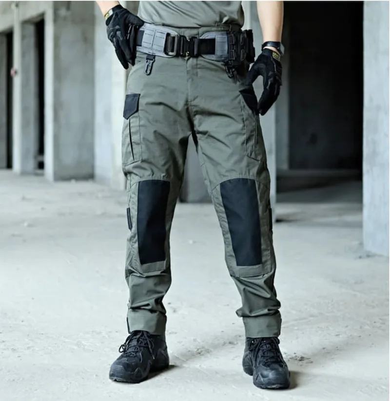 Multi-Pocket Cargo Pants Men Military Wear-resisting Hiking Pants Splicing Outdoor Commute Combat Loose Trousers Military Pants
Multi-Pocket Cargo Pants Men Military Wear-resisting Hiking Pants Splicing Outdoor Commute Combat Loose Trousers Military Pants