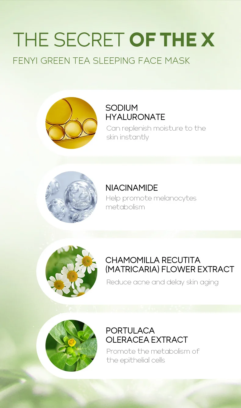 60pcs Sakura Centella Green Tea Moisturizing Sleeping Masks Anti Wrinkle Night Cream Facial Mask Anti Aging Skin Care Product 25 S774ac83827d94aab911e59d950d52973l