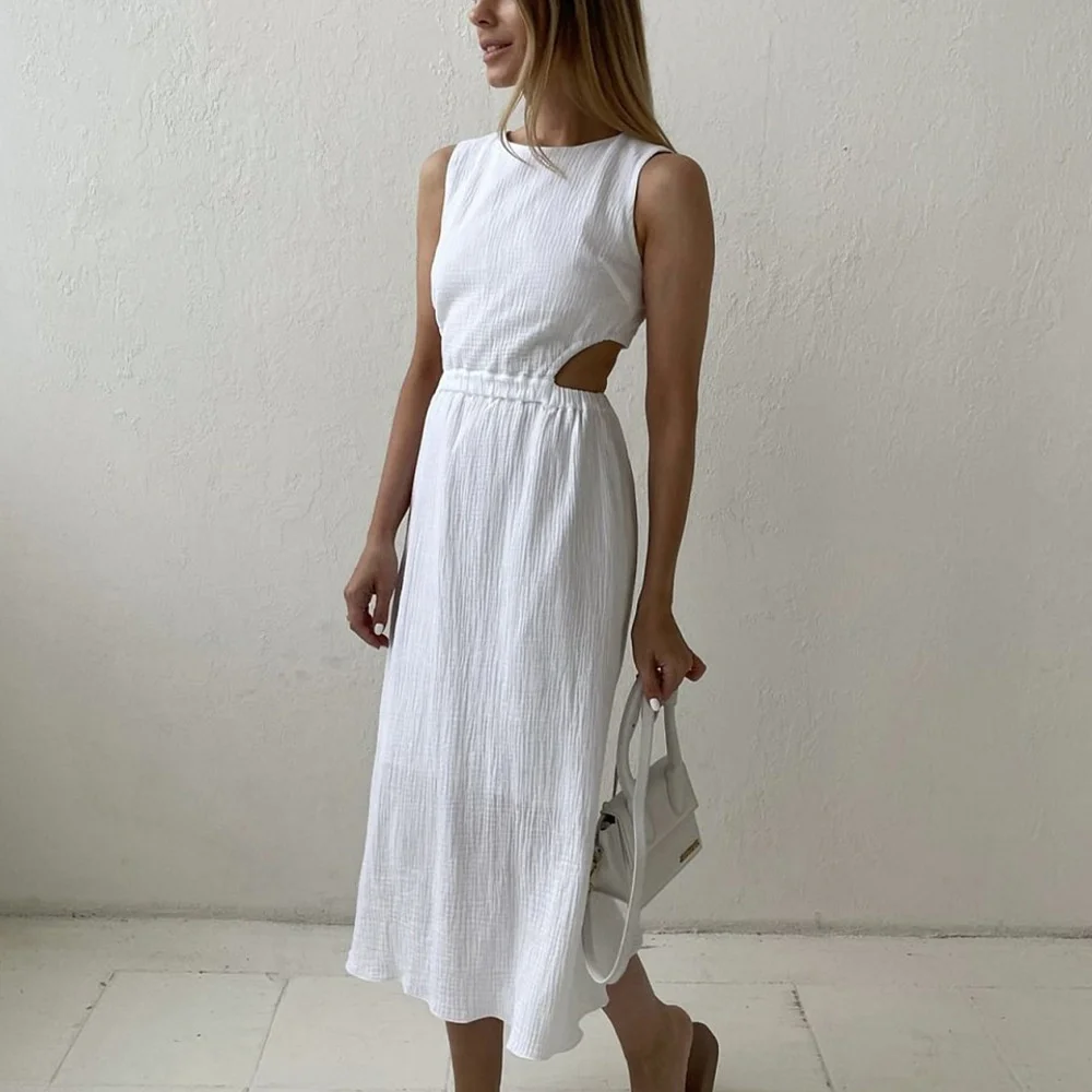 Womens Dresses Summer Clothing Traf Party Dress Crop Fashion Evening Dress Back Single Breasted Open Waist Tank Top Skirt Button
Womens Dresses Summer Clothing Traf Party Dress Crop Fashion Evening Dress Back Single Breasted Open Waist Tank Top Skirt Button