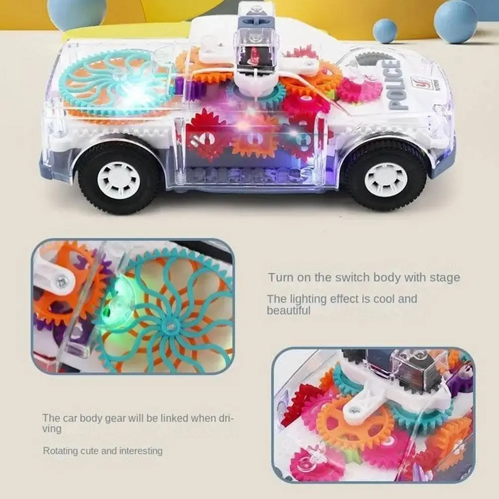 Flashing Racing Car Toy Transparent Light Up Colorful Gift Mechanical Led Car Luminous Children Model Birthday Music Gear B0g6
Flashing Racing Car Toy Transparent Light Up Colorful Gift Mechanical Led Car Luminous Children Model Birthday Music Gear B0g6