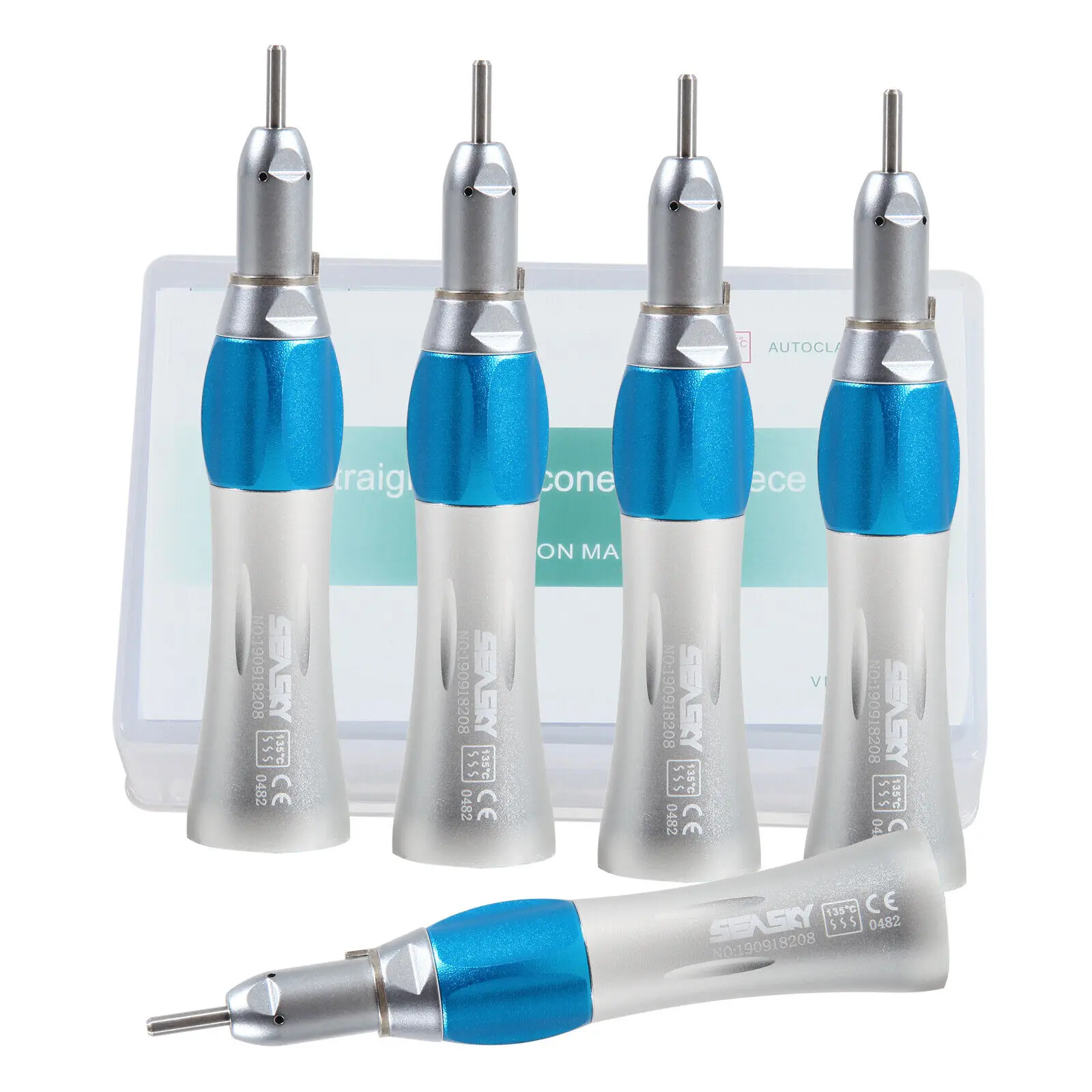 

5PCS NSK Style Dental Slow Low Speed Straight Handpiece Nose Cone E-type SEASKY EP