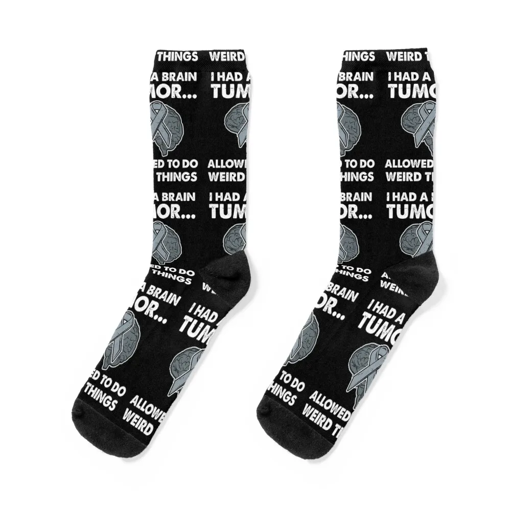 

Brain Tumor Survivor Recovery Gift Socks ankle Antiskid soccer man moving stockings Ladies Socks Men's