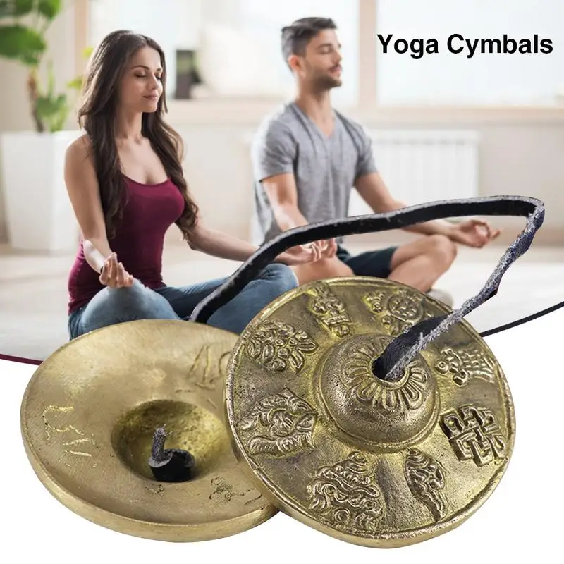 1 Pair Yoga Cymbals Brass Cymbal Bell Chimes Tibetan Buddhist Style Tingsha Meditation Yoga Accessory Instrument Cymbals
1 Pair Yoga Cymbals Brass Cymbal Bell Chimes Tibetan Buddhist Style Tingsha Meditation Yoga Accessory Instrument Cymbals