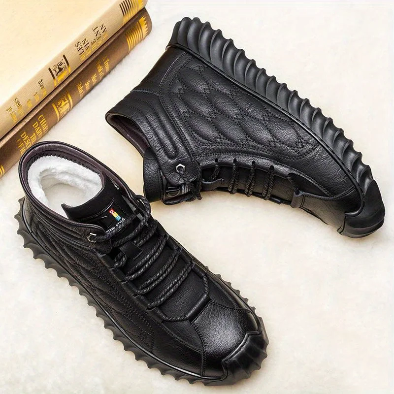 Winter Men Boots Warm Waterproof Snow Boots Male Comfortable Outdoor Walking Casual Shoes Leather Sneakers Men Shoes
Winter Men Boots Warm Waterproof Snow Boots Male Comfortable Outdoor Walking Casual Shoes Leather Sneakers Men Shoes