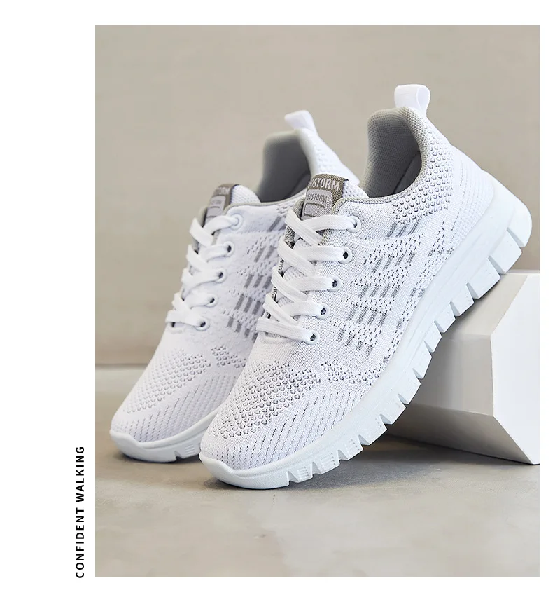 Women Running Shoes Breathable Casual Shoes Outdoor Light Weight White Tenis Sports Shoes Casual Walking Sneakers for Wamen 55 S7758588167d84a5eb480f951563cfb48M