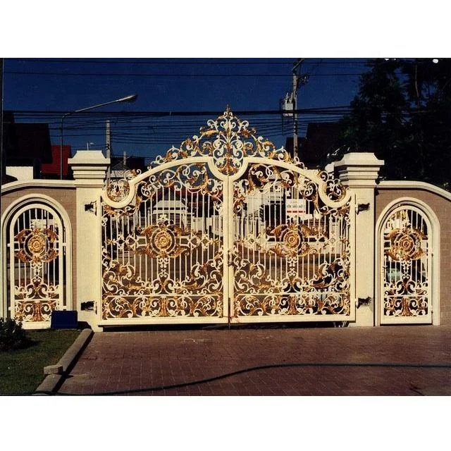 Latest Iron Main Gates Grill Design Home High Quality Villa Entrance Gate Compound Boundary Wall Wrought Iron Gate
Latest Iron Main Gates Grill Design Home High Quality Villa Entrance Gate Compound Boundary Wall Wrought Iron Gate