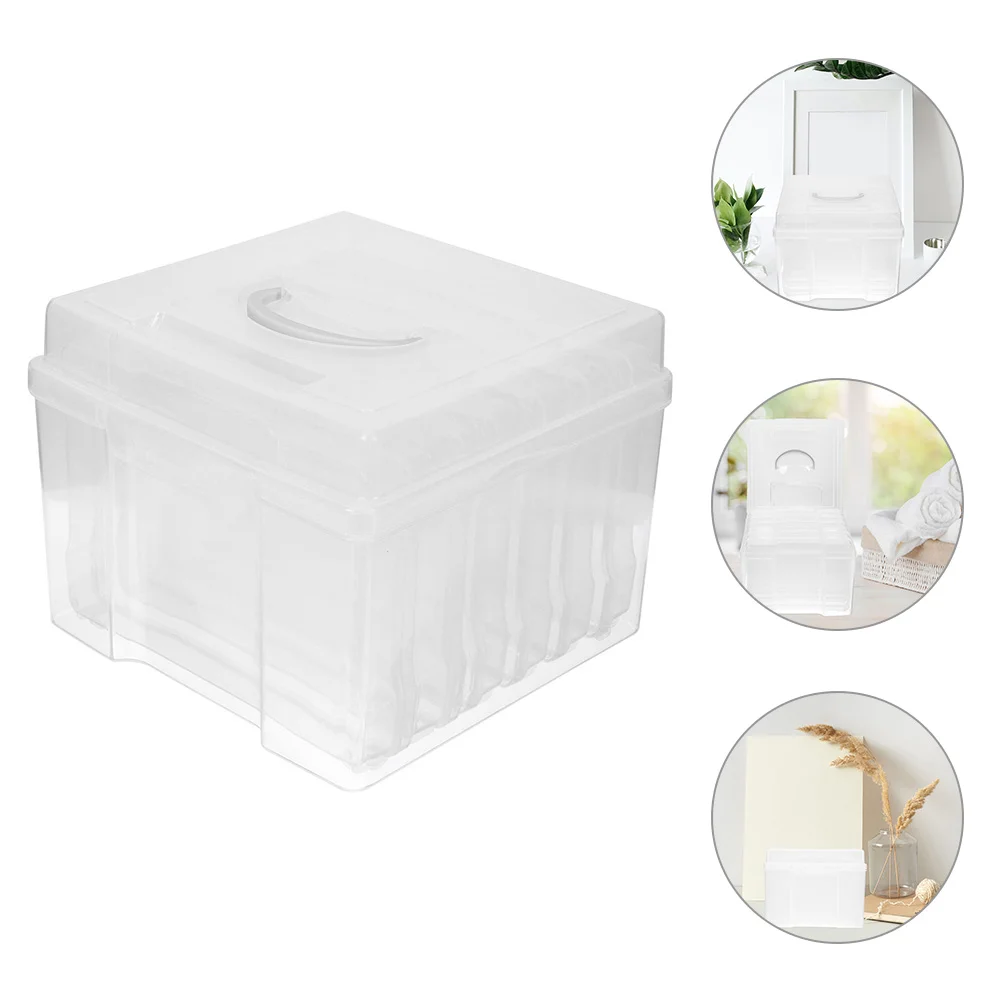 

Photo Storage Box Photos Holding Case Cards Organizer Electronic Component Small Objects Seed