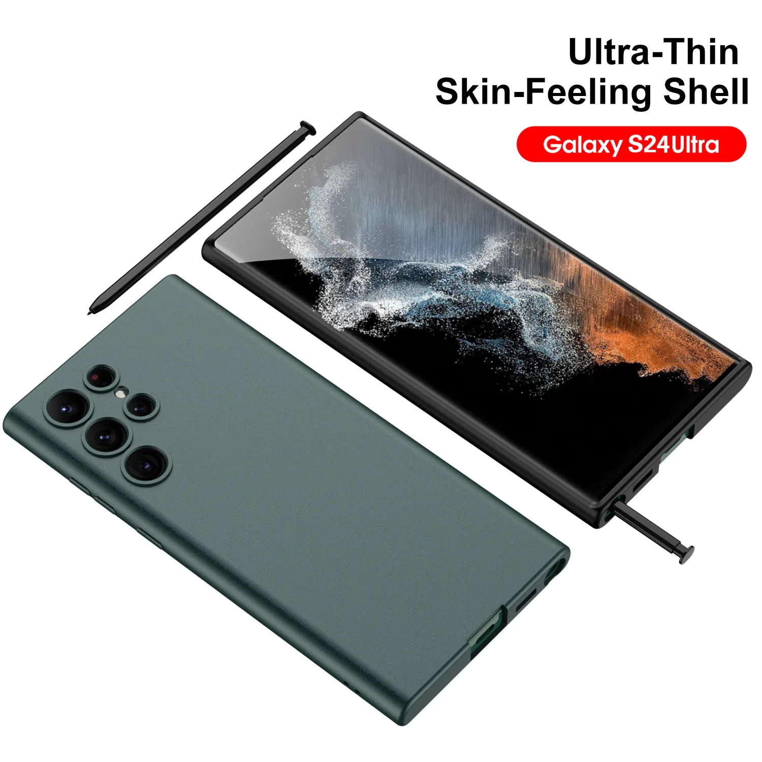 Applicable to Samsung S24ultra silicone mobile phone case S24plus liquid case s24 solid color protective case
Applicable to Samsung S24ultra silicone mobile phone case S24plus liquid case s24 solid color protective case