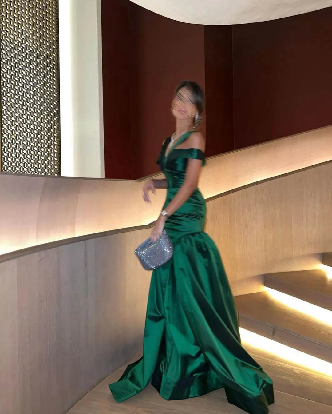 

Женское атласное платье до щиколотки, голубое длинное платье-трапеция без бретелек для выпускного вечера, платье для вечеринки в стиле Саудовской Аравии