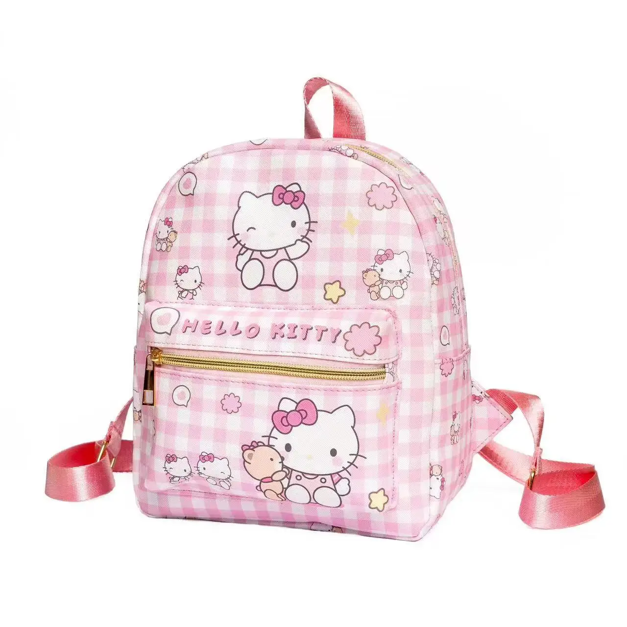 Sanrio Anime Cute Mini Backpack Cartoon KT Cat Kuromi Portable Leather Waterproof Storage Bag Pochacco Student Backpack
Sanrio Anime Cute Mini Backpack Cartoon KT Cat Kuromi Portable Leather Waterproof Storage Bag Pochacco Student Backpack