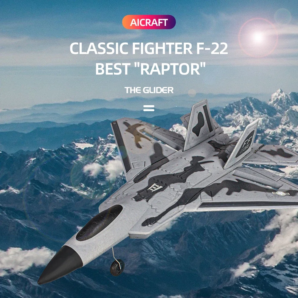 Reobrix RC Plane F22 Aircraft Remote 2.4G 3D flight Airplane electric glider RC area Wireless plane Children Toys Gifts
Reobrix RC Plane F22 Aircraft Remote 2.4G 3D flight Airplane electric glider RC area Wireless plane Children Toys Gifts