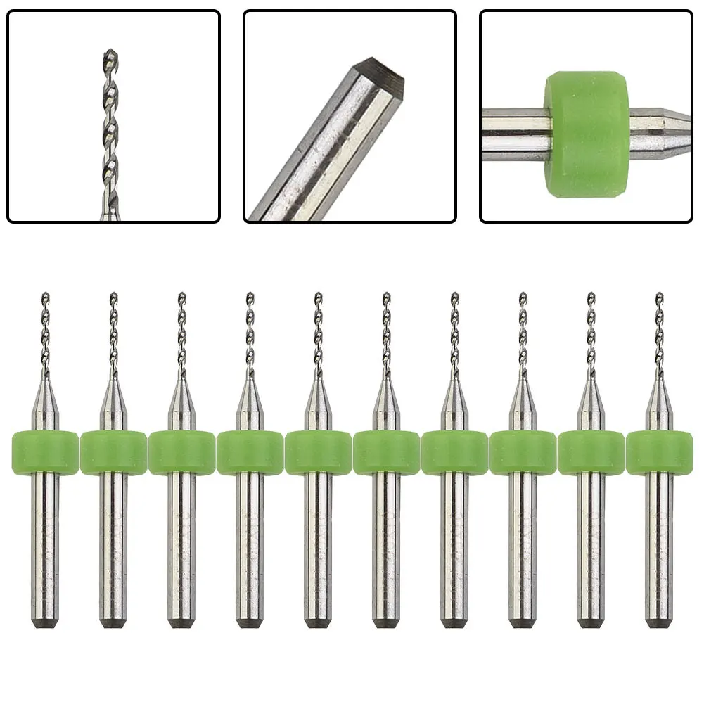 10pcs 0.1mm-1.0mm Carbide Drill Bits For Circuit PCB Board Drill Bits Kit Mini Drilling Bit Set Tungsten Steel Drill Bit Set
10pcs 0.1mm-1.0mm Carbide Drill Bits For Circuit PCB Board Drill Bits Kit Mini Drilling Bit Set Tungsten Steel Drill Bit Set