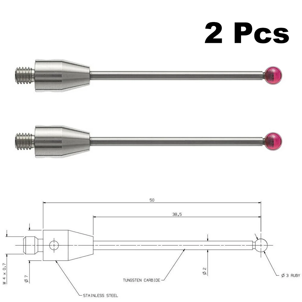 1pcs A-5003-3680 Cmm Touch Probe Thread Shank 3mm Ru By Ball 50mm Long Cmm Stylus Tungsten Carbide Processing Tools
1pcs A-5003-3680 Cmm Touch Probe Thread Shank 3mm Ru By Ball 50mm Long Cmm Stylus Tungsten Carbide Processing Tools 